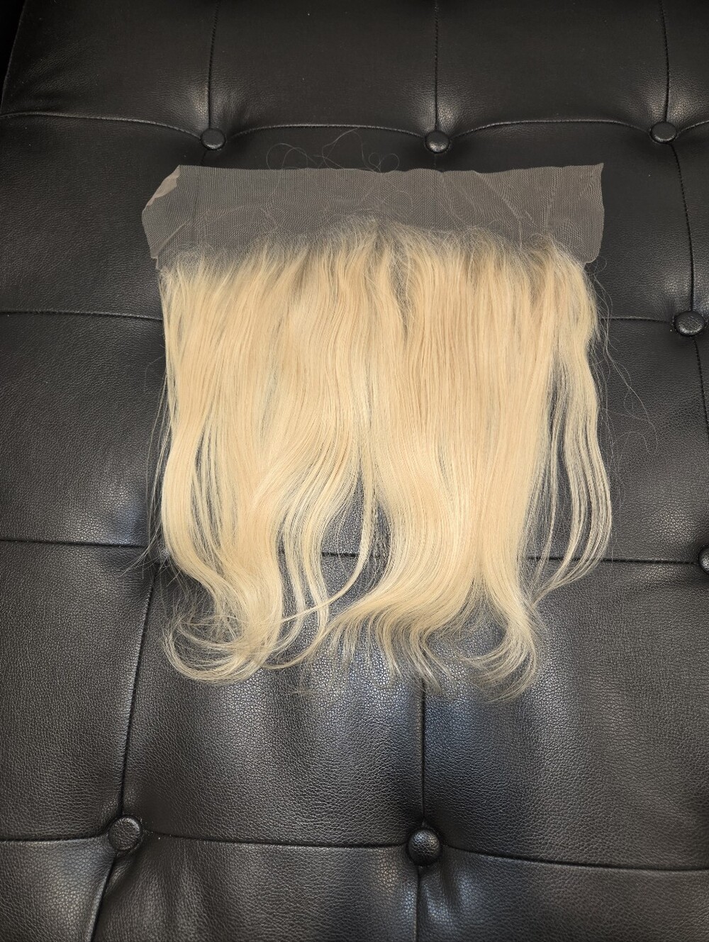 12" Raw Virgin Burmese Straight Platinum Blonde 13x4 HD Lace Frontal